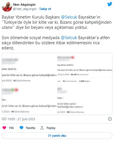 Yalan mekanizması yine devrede: Selçuk Bayraktar’a ‘Bizanslı’ çirkin iftira